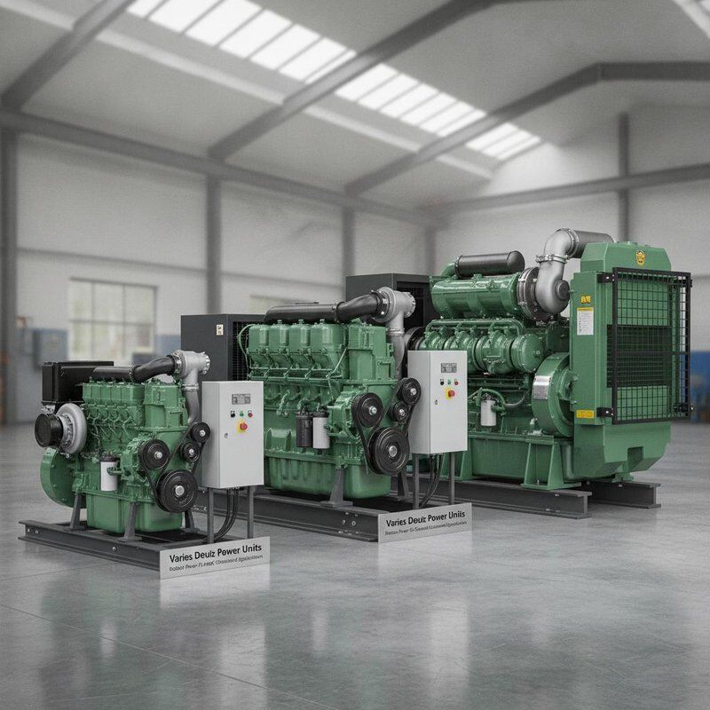 Varie Moteur Deutz Unités de puissance robustes de 70 à 400 KW conçues pour les équipements de construction et les applications industrielles